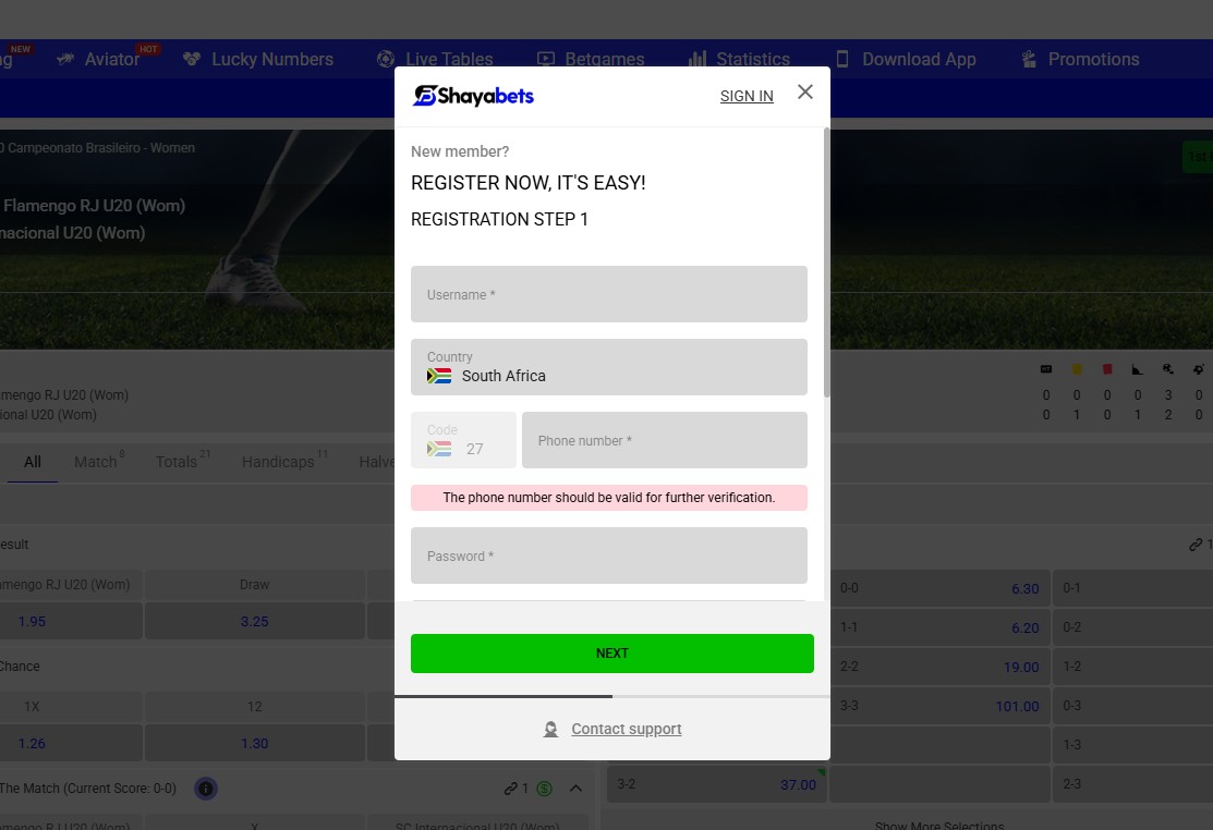 Shayabets Registration Promo Code